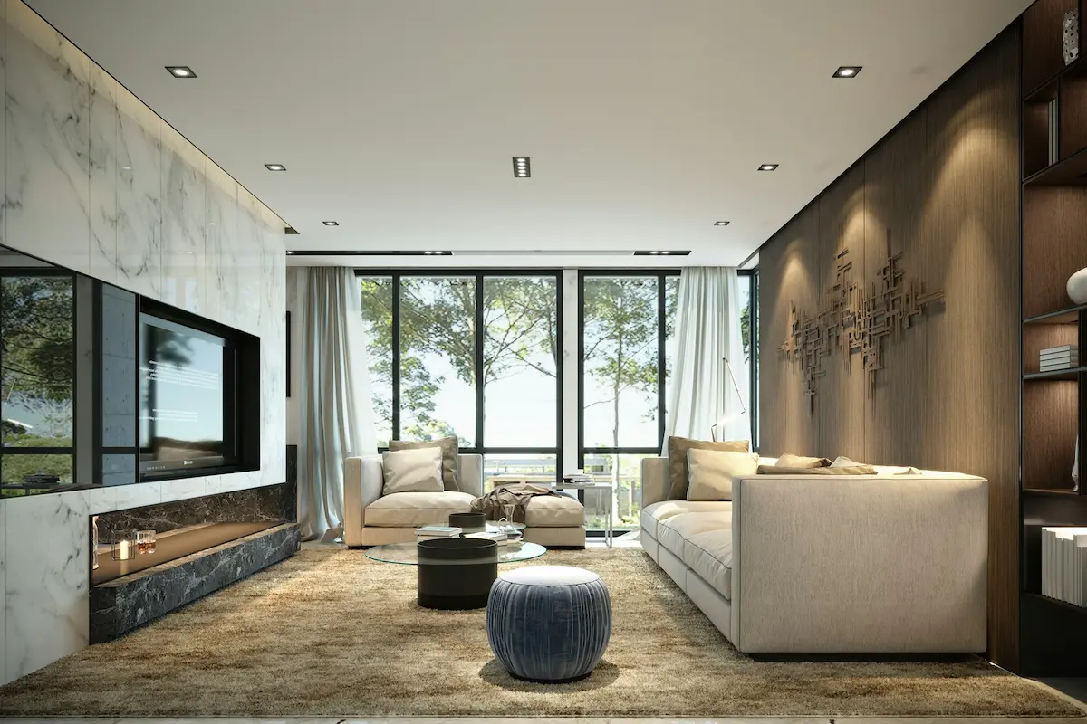 luxury living room